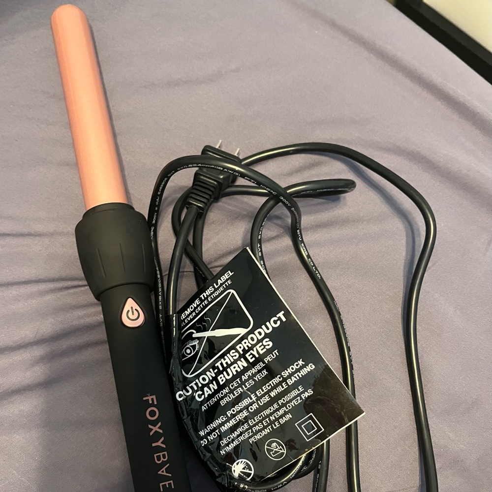 FAB FIT FUN EXCLUSIVE • BLACK & ROSE GOLD 25MM WAND